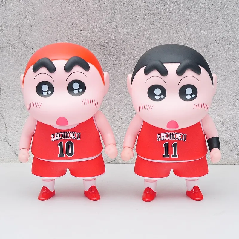 

Аниме Crayon Shin-chan экшн-фигурка Shin Chan Cos crossгардеробные фигурки 23 см манга кавайная Кукла коллекционная модель украшения подарок
