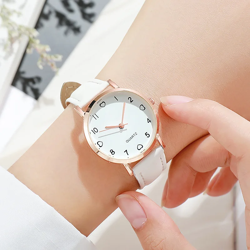 

Relogio Feminino Leather Minimalist Watches Women Fashion Small Dial Discount Watch Factory Gift Party Student Clock Reloj Mujer