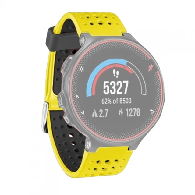 Bracelet sport Garmin Forerunner 735xt (noir/jaune