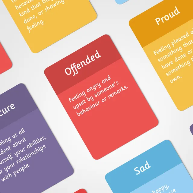 Montessori Expression Emotion Cards Sensory Toys Feelings Flash Cards Language Materials Learning Educational Toys D1064H 5