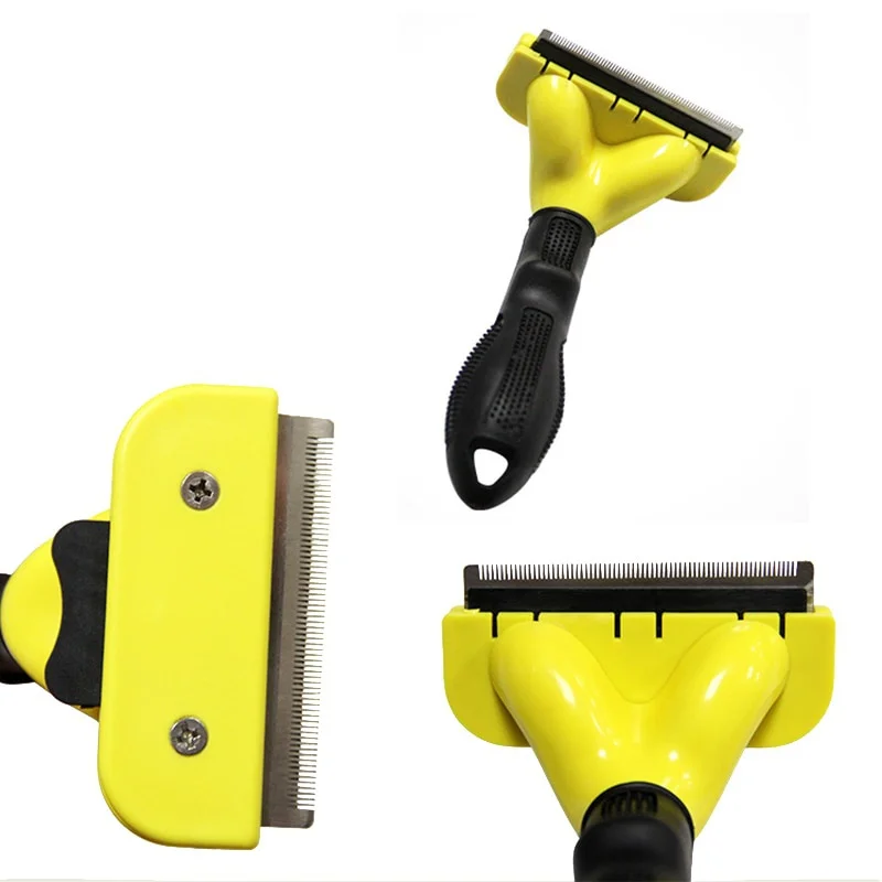 Pet Hair Brushes for pet hair brush dog grooming comb pet grooming clipper Dog Cat Small Animal Grooming Comb Tickle Fur Cleaning Brush Hair Clipper Tools Furmines 1Pc