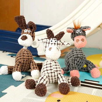 Donkey Plush Dog Toy 1