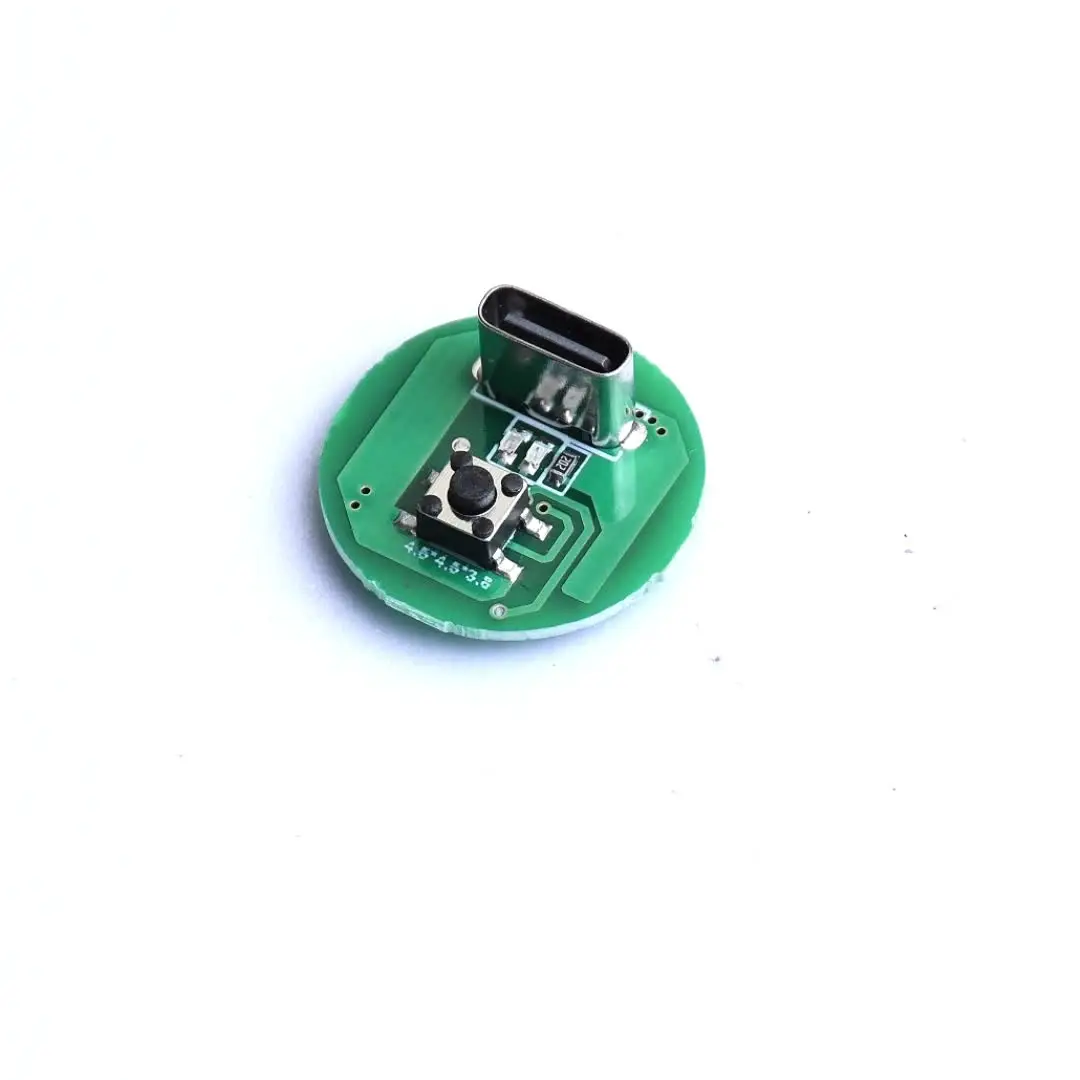 5 шт. плата драйвера фонарика DIY печатная Type-C порт зарядки 5-10 Вт встроенный