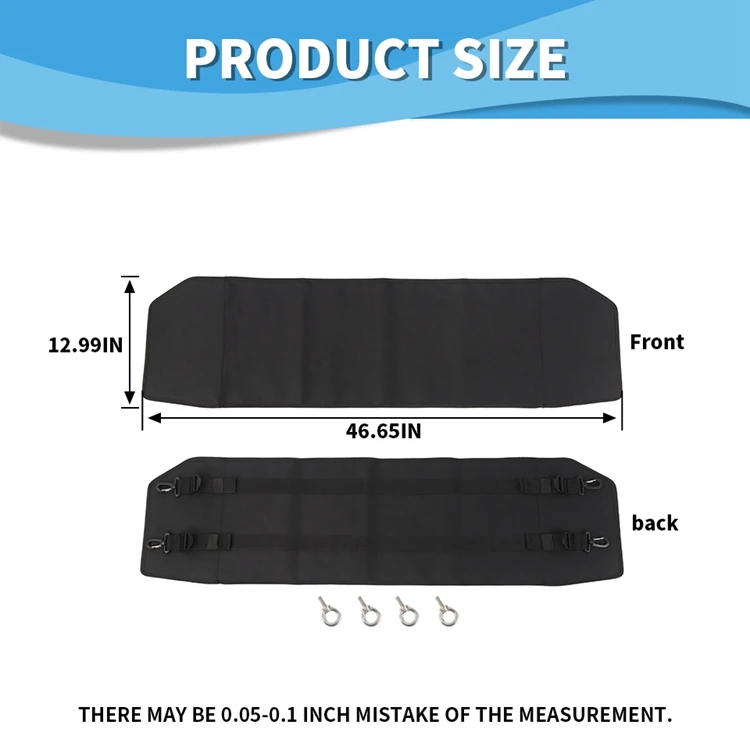 SHINEKA Rear Trunk Curtain Cover Storage Bag Net Organizer for Suzuki Jimny 4 Door 2019 Up Stowing Tidying Interior Accessories