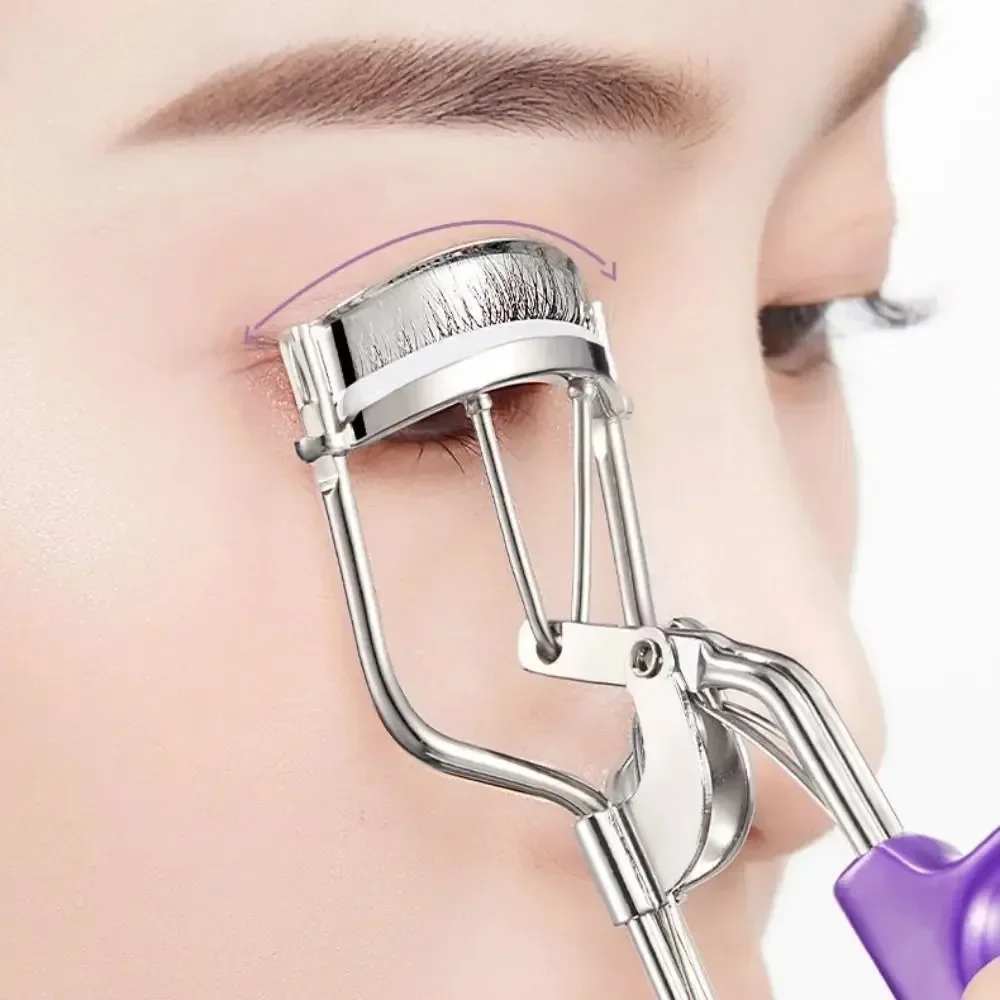 Portable Eyelash Curler Lightweight Durable Eyelash Lifted Clip Easy to Use Wide Angle Eyelashes Tweezers Makeup Tools