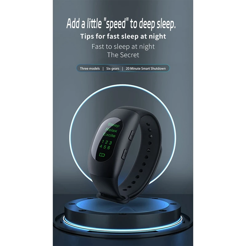 Watch Sleep Aid Instrument Smart Portable Sleep Device Microcurrent Relief Insomnia Anxiety Pressure Relie