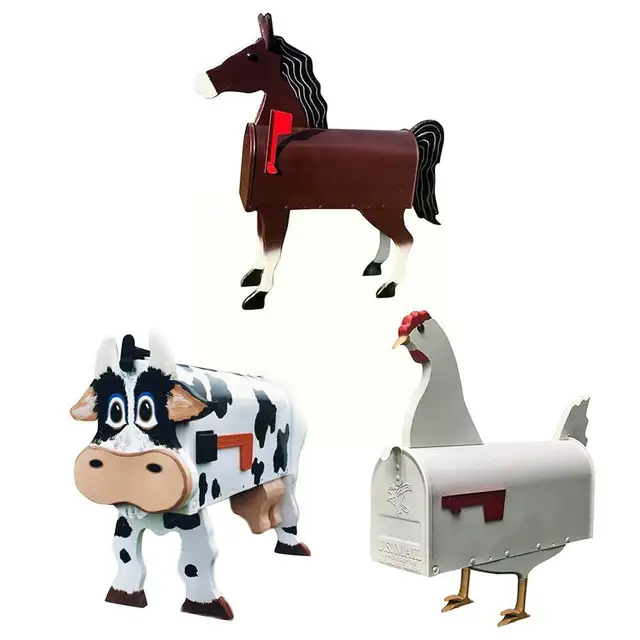 Lóforma Nagy Kapacitású Ajándékkert Háztartási Mezőgazdasági Levélben Szerelt Vízálló Vasdekoráció Újrahasznosítható Doboz Könnyű Művészeti Otthon Telepítése F2L3 - Image 6