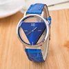 Simple Casual Design INS Women Watch Personalized Double-sided  Hollow Trendy Triangle Quartz Wristwatch Female Clock Gifts 2