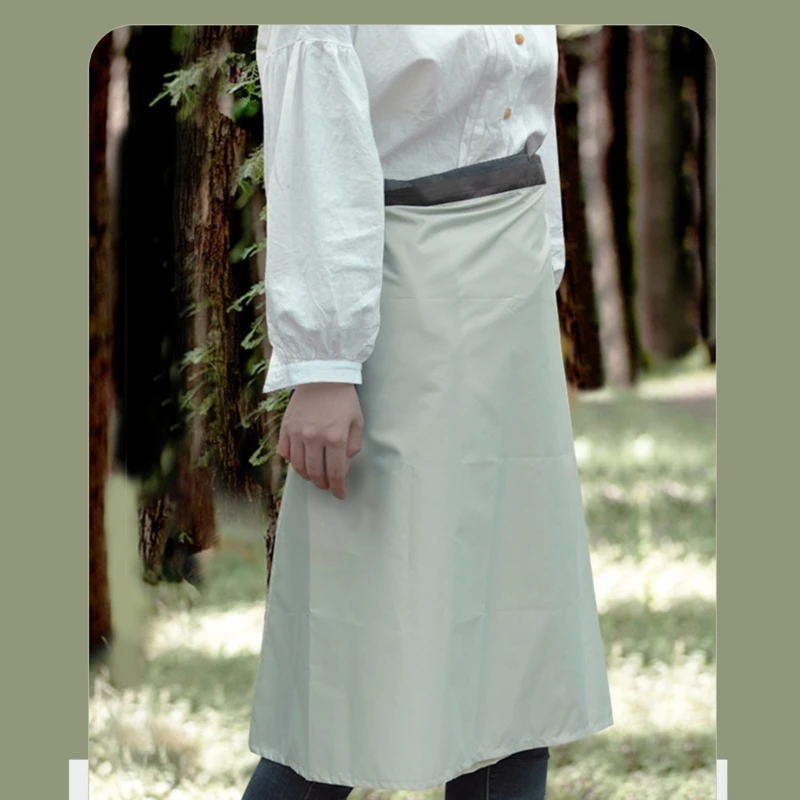 Hiking Rain Skirt Waterproof Lightweight Rain Kilt UltraLight Windproof Camping Raincoat Lining Poncho-for Women Men 24BD