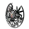 Weed Leaf Retro Music Album Wall Clock for Bedroom Man Cave Decor Weed Marijuana Leaf Carved Music Album Vinyl Record Wall Clock 2