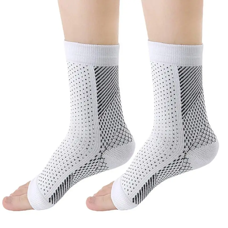 

Toeless Neuropathy Socks For Women Men 1Pair Soothe Compression Socks For Neuropathy Pain Ankle Brace Plantar Swelling Relief