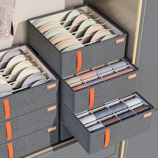 Szekrény Fiók Szervező Fehérnemű Zokni Clothesstorage Doboz Fiókszervező Összecsukható Hálószoba Nadrág Tároló Szervezők - Image 2