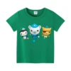 Summer New Octonauts Boy Girl Print Cotton T-shirt Fashion Short Sleeve O-neck Boy's Funny Tee Top Gift For Kids Clothing 2