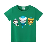Summer New Octonauts Boy Girl Print Cotton T-shirt Fashion Short Sleeve O-neck Boy's Funny Tee Top Gift For Kids Clothing 2