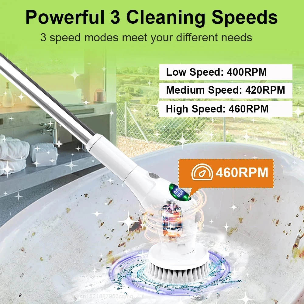 Assembling the 8 in 1 Multifunctional Electric Cleaning Brush
