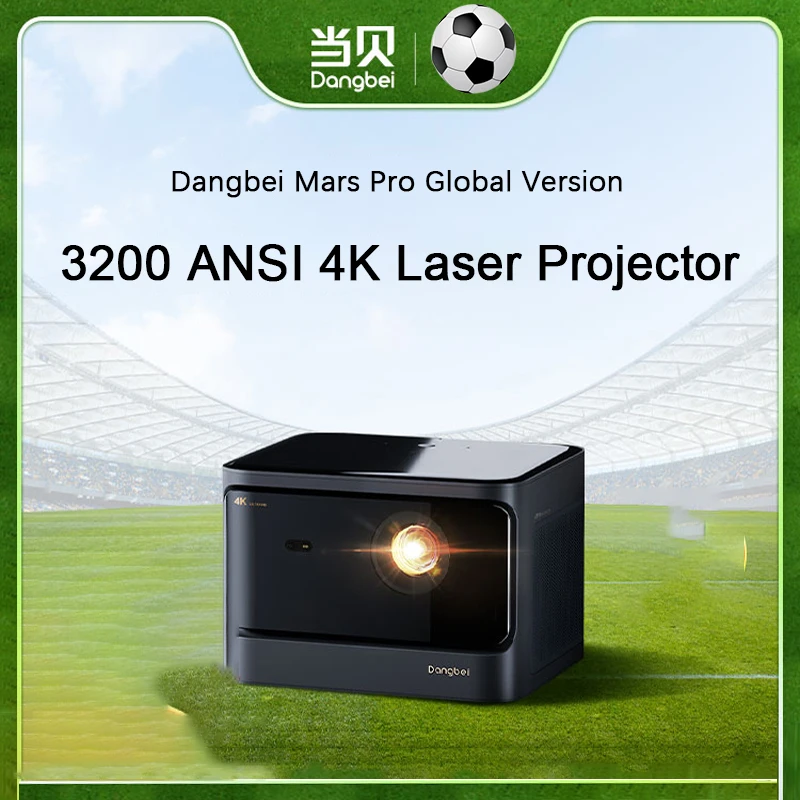 Dangbei projecteur Laser Mars Pro 4K, 3200ANSI Lumen avec 128 go de