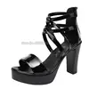 Girl Women Sandal Leather Sole High Heel Summer Shoes 6