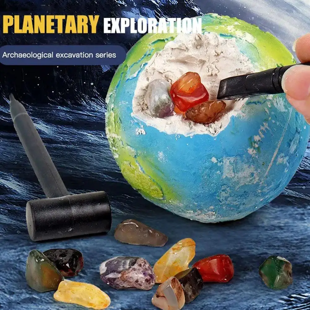 

Children's Archaeology Digging Treasure Planet Gem Solar Science Ore System Educational Toys The Education Of Exploration M D5y6