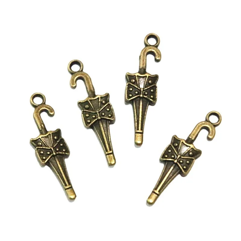 

50Pcs 27*8MM Antique Bronze Plated Umbrella Charms DIY Jewelry Making Pendant Handmade Crafts