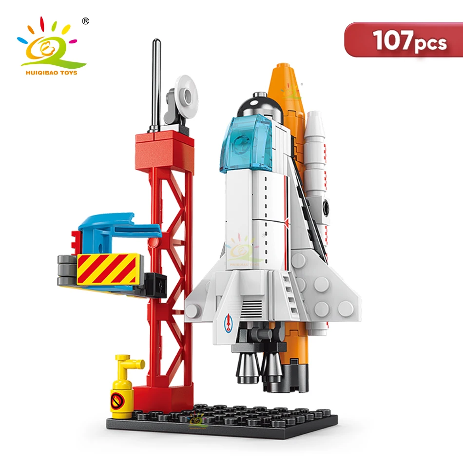 Mini Aviation Manned Rocket Building Blocks - Space Station Construction Toy