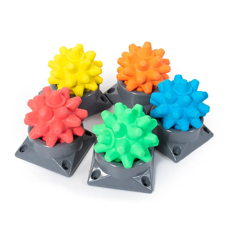 Mosodo Spiky Massage Ball Trigger Point Roller Massager 9cm Stress Relief Foot Balls Stretching Exercise Yoga Fitness Equipment