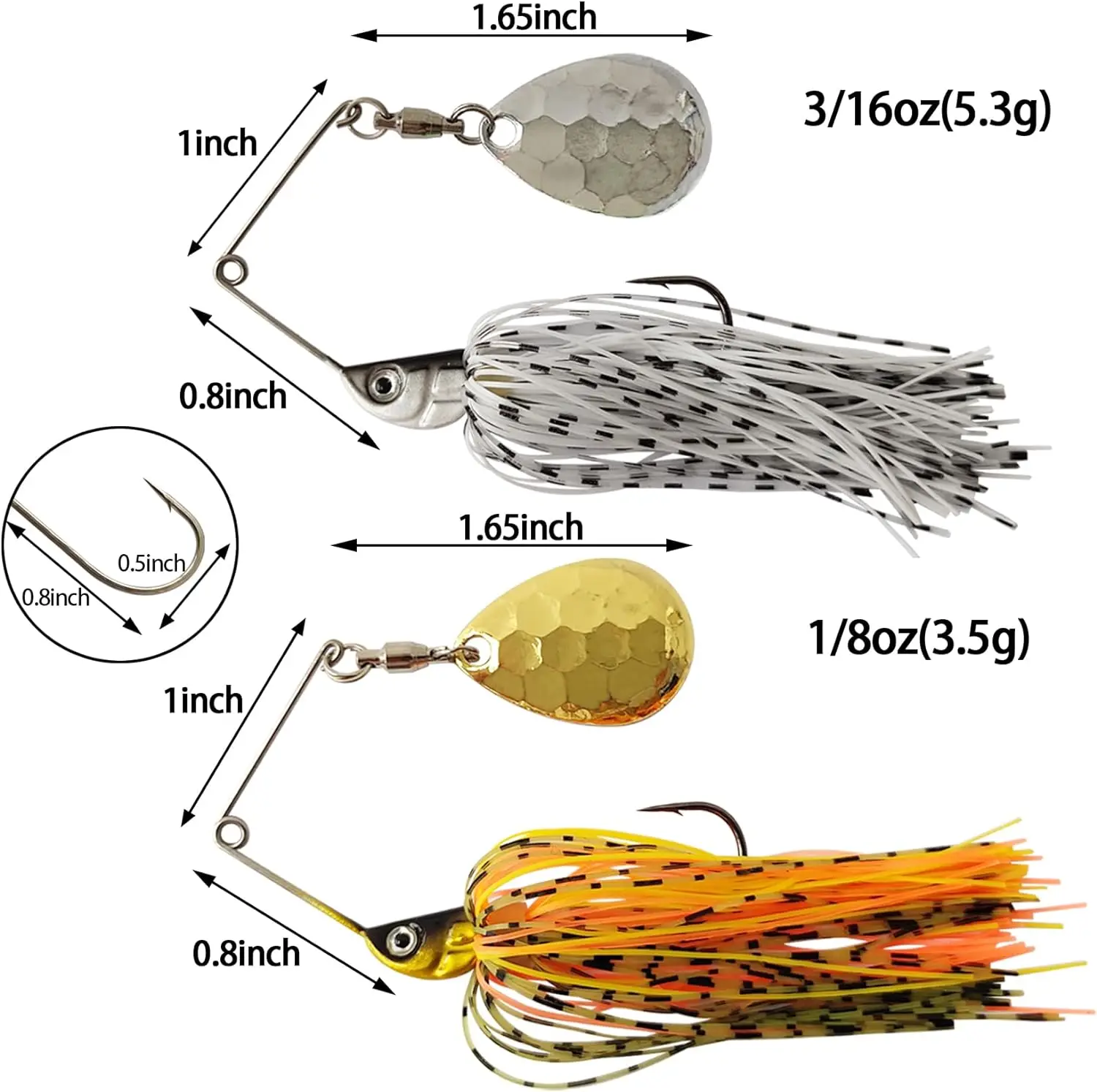 Eupheng ǳ ̳ Ǭ ̾ ̳ 3.5g-14g ̽  Chatter ̳  ̳ Spinnerbait ũ ̽  Ŭ