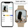 2025 Smart Watch Women 2.01" Full Touch Screen Heart Rate Tracker Bluetooth Call Waterproof Sport Smartwatch Men for Android IOS 4