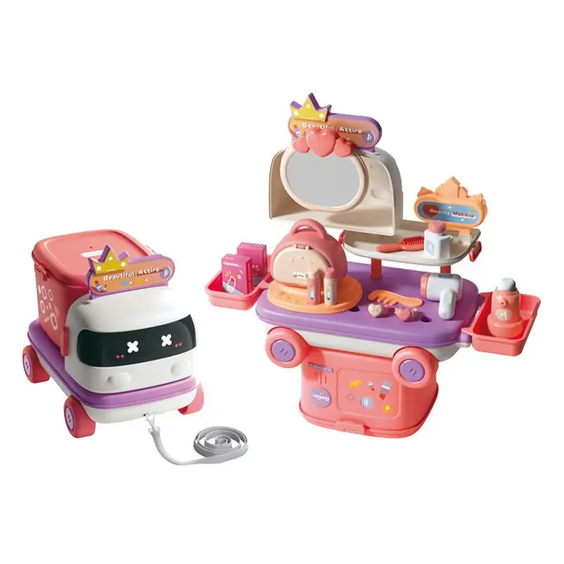 

Pretend Doctor Toy Kit Car Shape Pretend Makeup Toy Creative Kids Kitchen Playset Pretend Doctor Kit Safe Little Girl Makeup Set