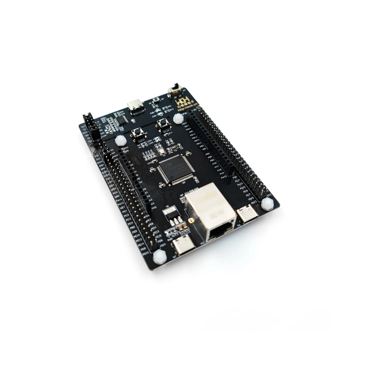 Placa do Desenvolvimento com Portas Uart Ch32v307v-evt-r1 Ch32v307 Risc-v Mcu Wch-link a Bordo - Image 6
