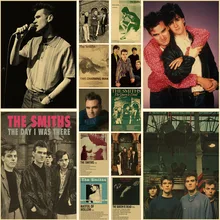 Vintage Rock Band The Smiths Posters and Prints Kraft Paper Wall Stickers Home Bar Decoration Mural Room Decor Pictures Gifts