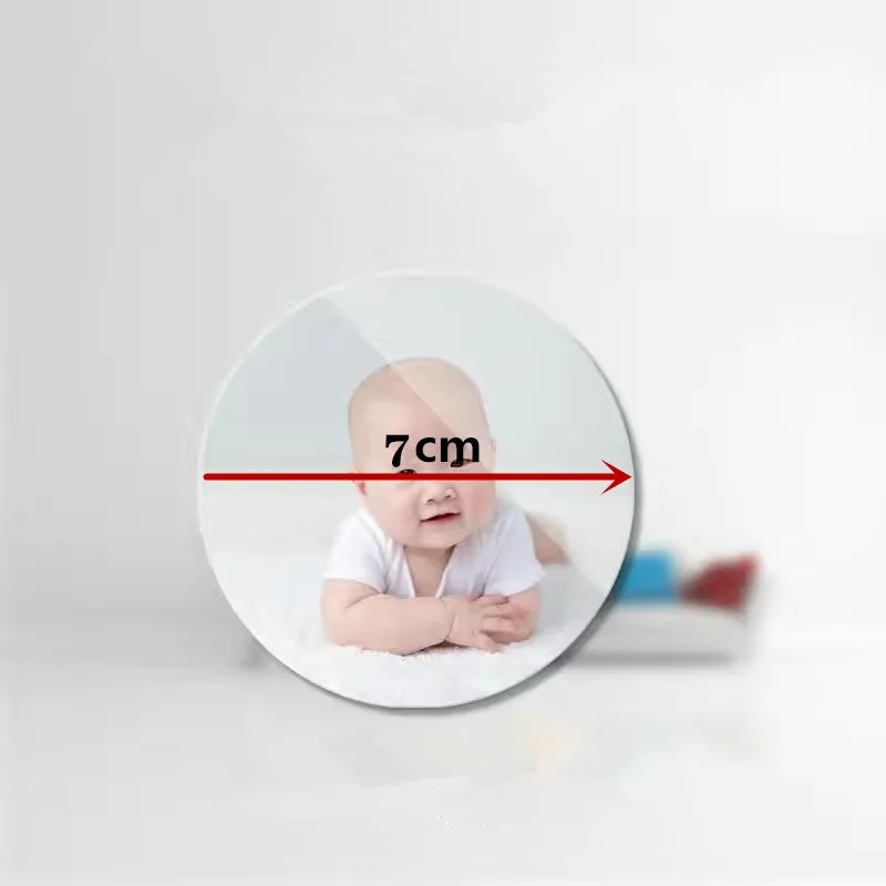 Magnetic Fridge Stickers DIY couple children baby photos star anime character stereo