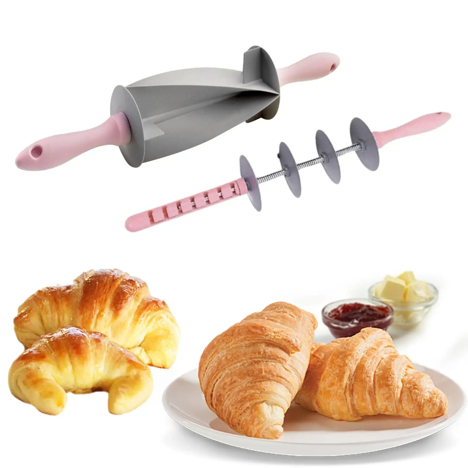 Croissant Cutter in Minutes Rolling Bread Cutter Rolling Knife Bread Cutter