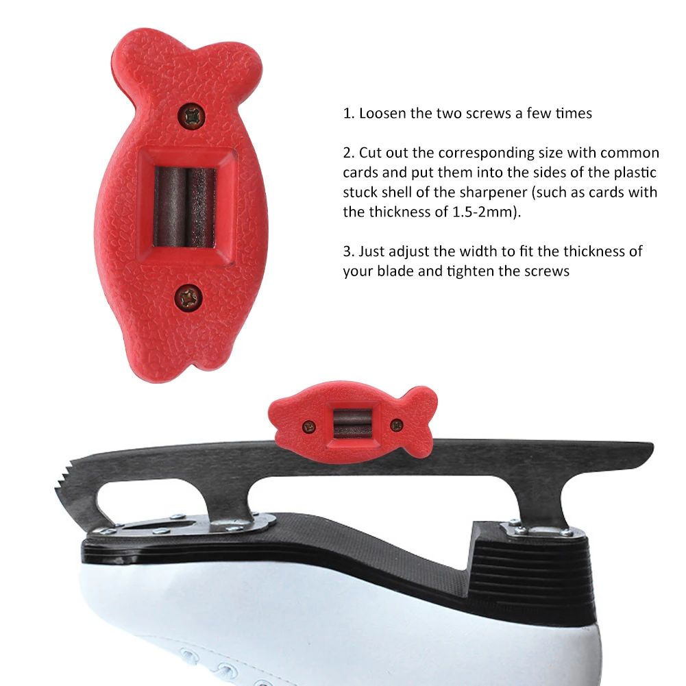 Hockey Skate Sharpener Ice Skate Shoes Grinding Conditioner  Blades Maintenance Tool Ice Skates Blade Grinder Stone 2