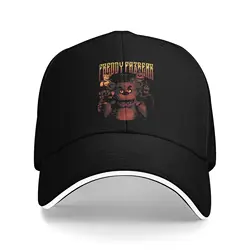 Vintage Style FNAF Inspired Baseball Cap - Sun Protection for Men & Women, Adjustable Fit for Travel (2)