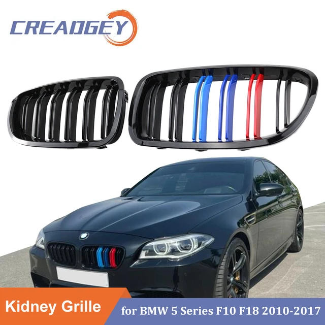 Kohle faser Auto Frontgrill breiter Nieren gitter Grill für BMW 5er f10 f11  520d 530d 540i 528i 535i m5 Front stoßstangen grill - AliExpress