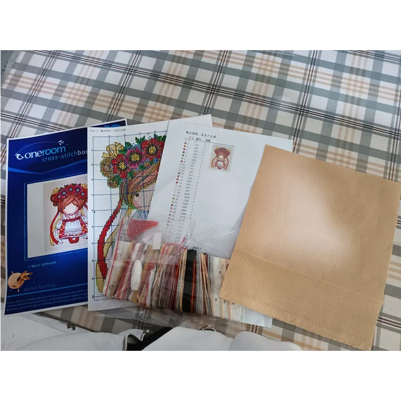 Lovely Counted Cross Stitch Kit counted embroidery cross stitch SGranny Collection-Strawberry Picking 25-26