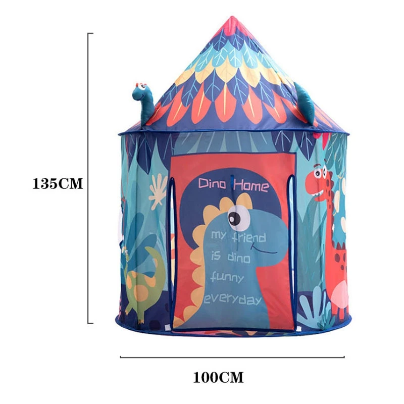 Kids Dinosaur Tent Kids Play House Children Tente Enfant Portable Baby Play House Folding Tent Kids Toys Play House 2