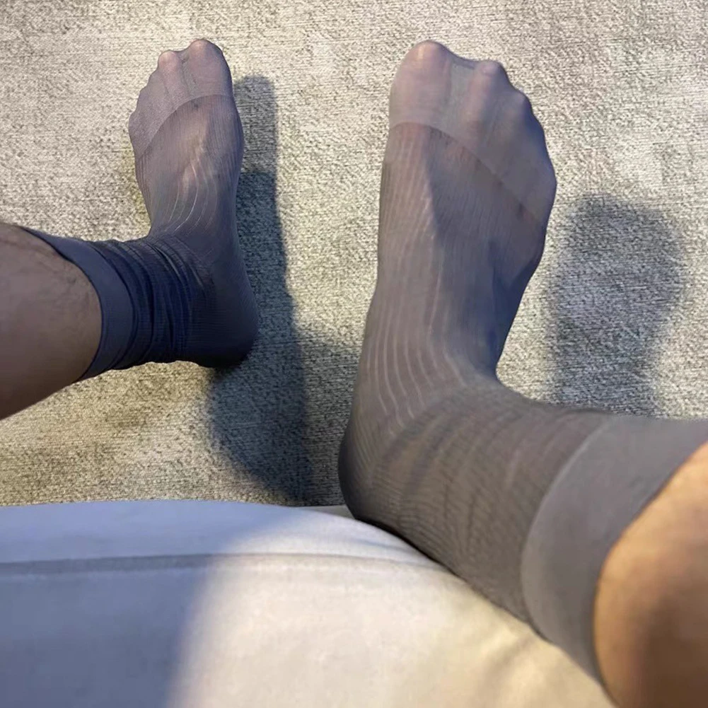 

Mens Tube Socks Thin Daily Socks Daily Business Formal Breathable Dress Socks