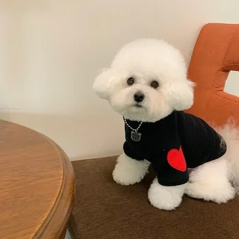 소형견용 따뜻한 강아지 후드티, 애완동물 스웨터, 강아지 닥스훈트 옷, 강아지 용품, 가을 및 겨울