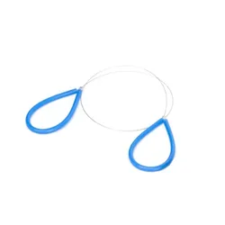 Handmade Steel Wire Clay Cutter for Pottery and Sculpture (Blue)