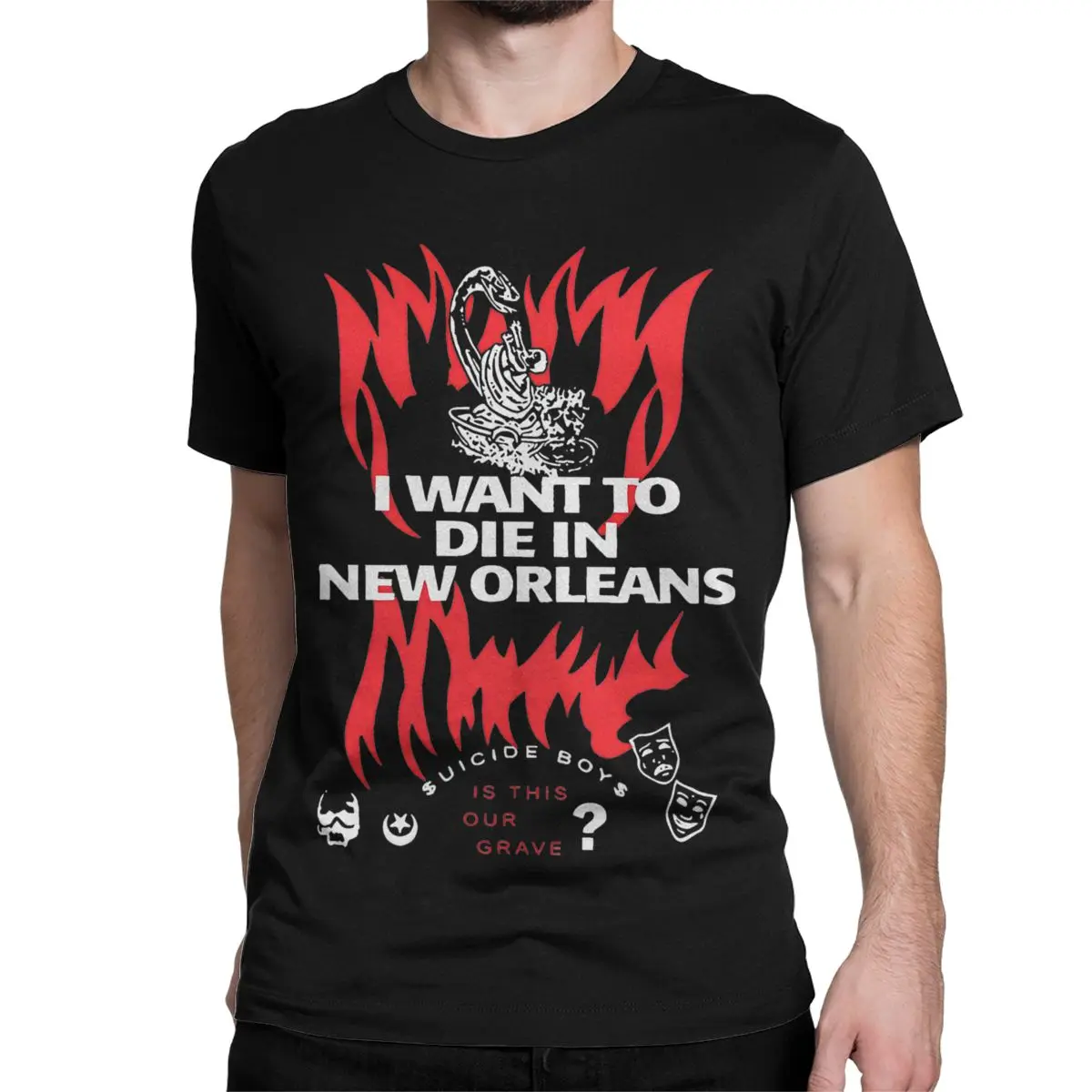 thumbnail image 1 of Camiseta de Suicideboys Vintage Tour para hombre y mujer, de algodón puro, de manga corta y cuello redondo, para verano, 1 of 7
