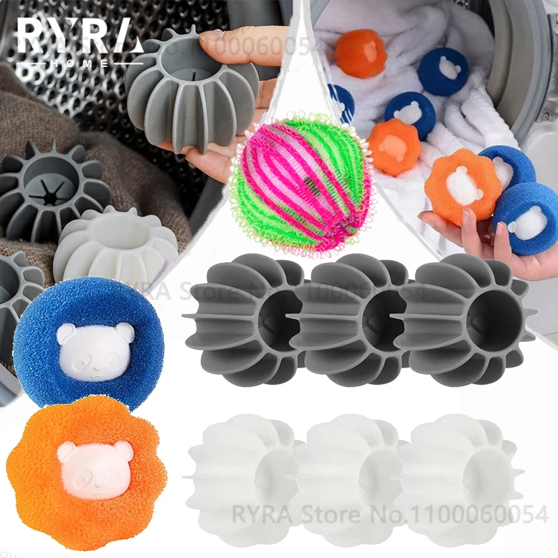 Laundry Ball Kits Pet Hair Remover Reusable Ball Wool Sticker Hair Remover Catcher Cleaning Tools Laundry Washing Machine Filter laundry ball pet hair remover laundry hair catcher
