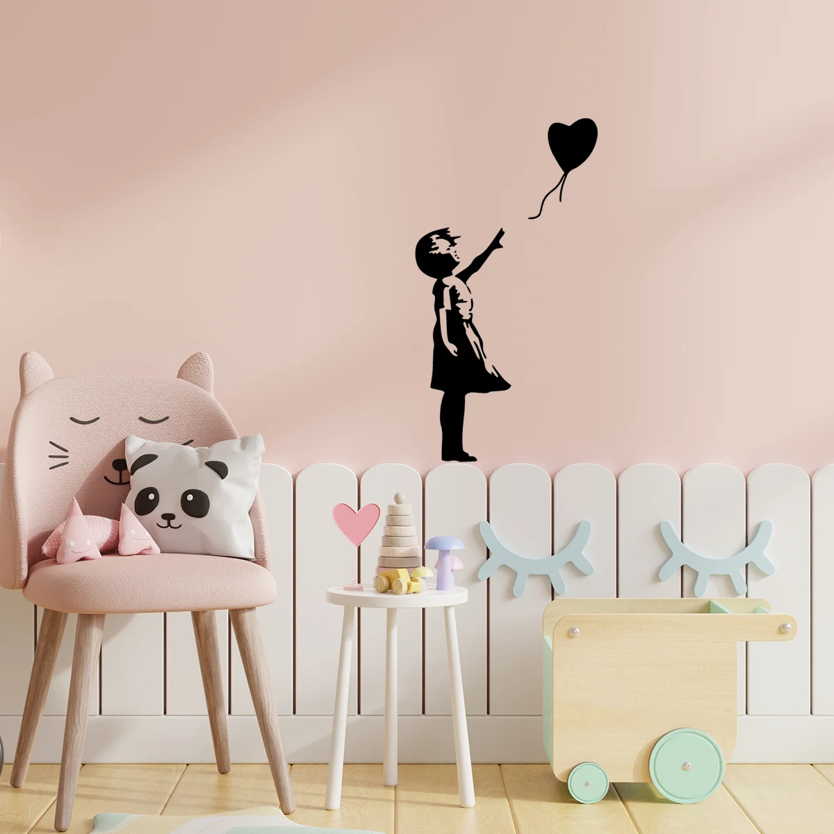 Banksy Wall Art 1pc Home Decoration Modern Decoration Kids Room Wall Sticker for Home Living Room Decor wall stickers wall sticker