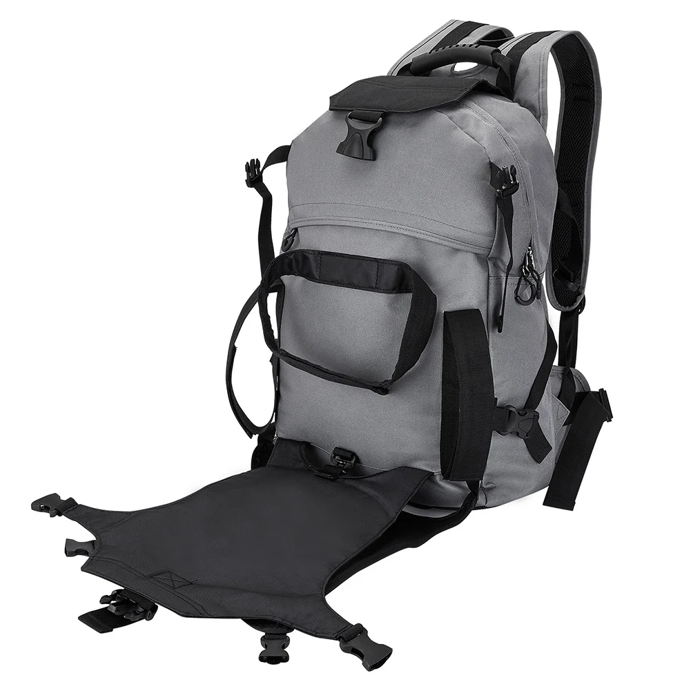 30L Ski Boot Backpack Waterproof Outdoor Skating Backpack Ski Storage Backpack for Ski Boots Helmet Snowboard Protective Gear