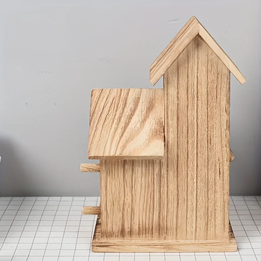 Bird House Cage Accessories Bird Nest Villa Style Wooden Bird House Cage bird cage accessories bird house bird nest
