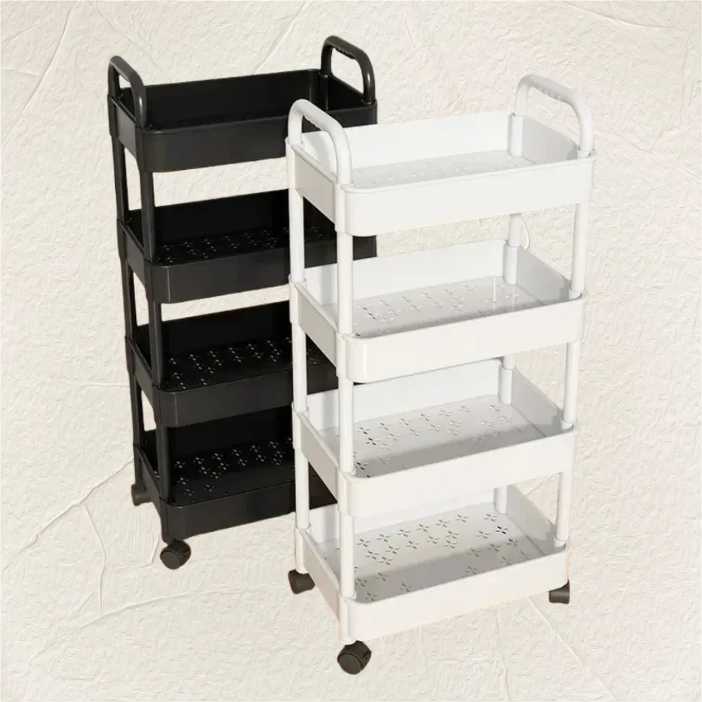 Multi-Layer Trolley Rack Kitchen Bedroom Bathroom Storage