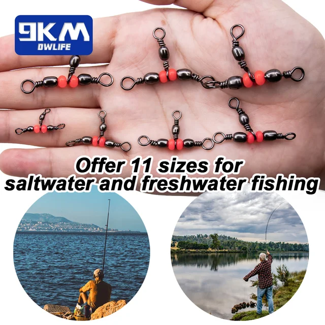 Spro Ball Bearing Swivel With Coast Lock Snap - Pack Of 3, Heavy Duty For Fishing, Reduces Line Twist - View #9