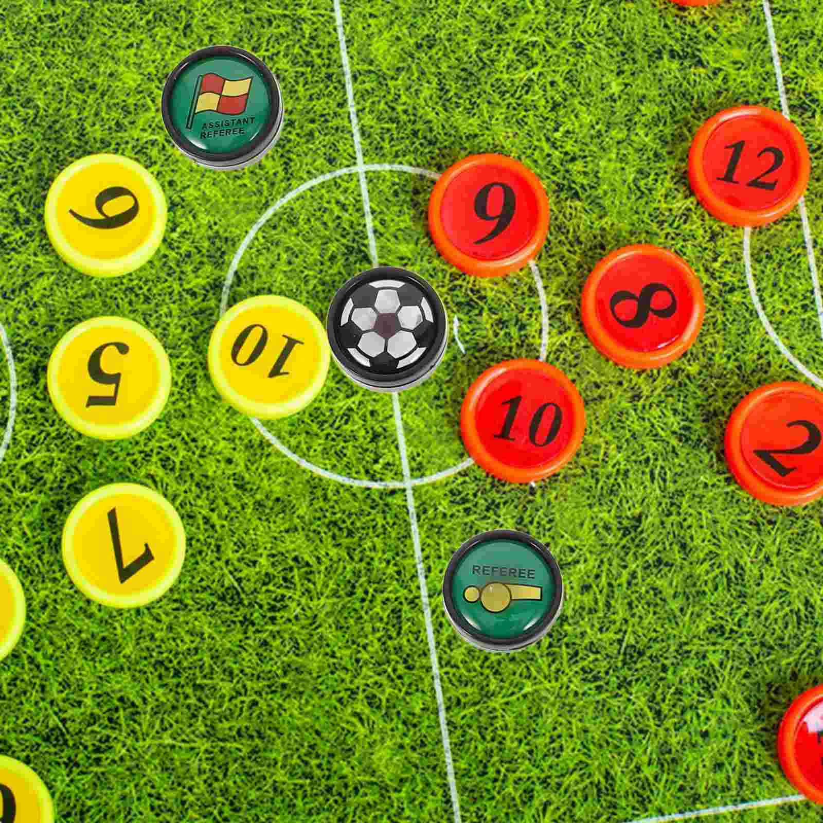 Football Launcher Board Magnet Coaching Number Magnets Magnetic 27 Pcs