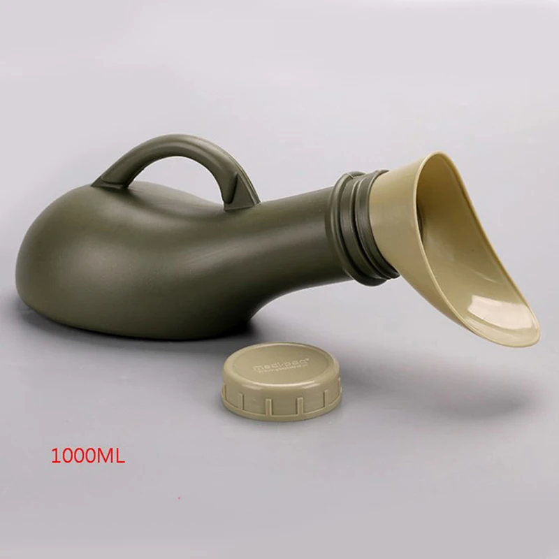 Portable Urinal 1000ML Portable Plastic Mobile Urinal Toilet Aid Bottle Outdoor Camping Car Urine Bottle For Women Men Journey Travel Kit
