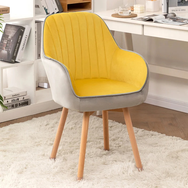 

Office Vanity Dining Chairs Desk Design Modern Living Room Chairs Nordic Kitchen Bedroom Silla Comedor Designer Furniture CM50CY